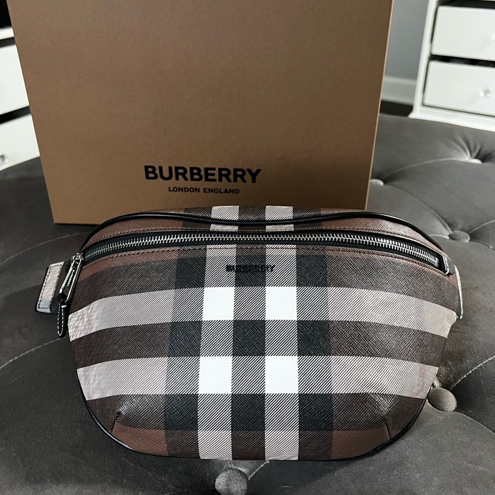 Burberry Cason Belt Bag / Bumbag Dark Birch Brown